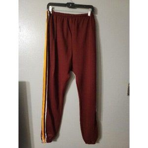Sears Active Wear Vintage Maroon Sweatpants Size Tall 2XL